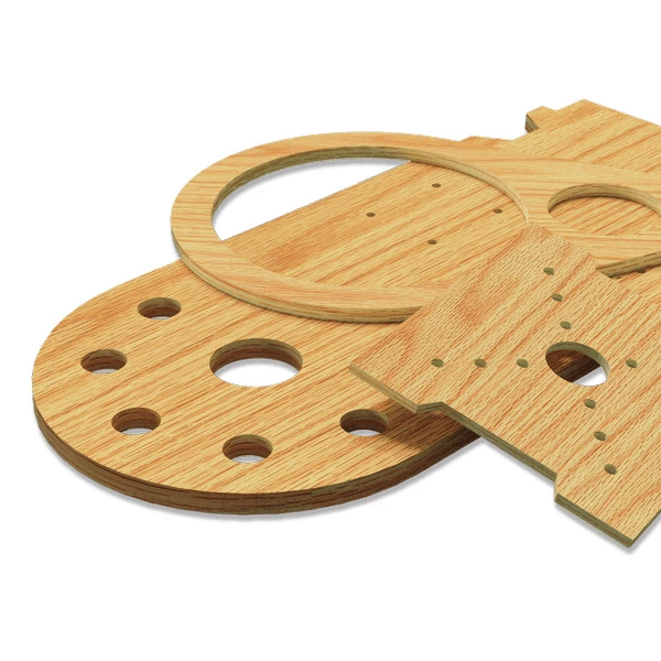 Sheet Cut Wood Materials